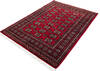 Bokhara Red Hand Knotted 48 X 65  Area Rug 700-147366 Thumb 2