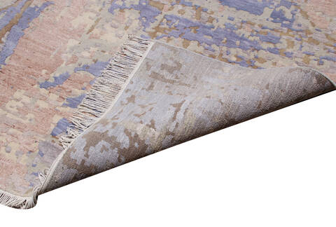 Modern Multicolor Hand Knotted 80 X 100 Area Rug 902-147368 Image 2