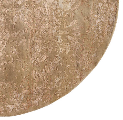 Modern Multicolor Round Hand Knotted 80 X 80 Area Rug 902-147370 Image 4