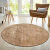 Modern Multicolor Round Hand Knotted 80 X 80  Area Rug 902-147370 Thumb 3