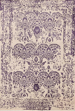 Modern Multicolor Hand Knotted 9'0" X 12'0"  Area Rug 902-147372