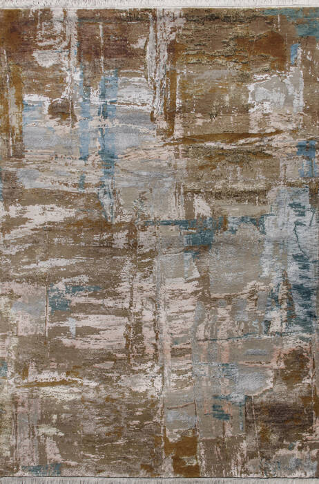 Modern Multicolor Hand Knotted 66 X 99 Area Rug 902-147377 Image 0