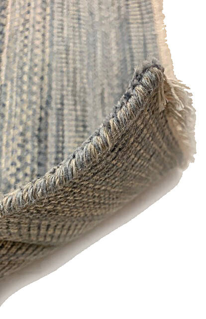 Modern-Contemporary Grey Runner Hand Knotted 26 X 100 Area Rug 254-147382 Image 4