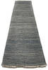 Modern-Contemporary Grey Runner Hand Knotted 26 X 100 Area Rug 254-147382 Thumb 2