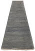 Modern-Contemporary Grey Runner Hand Knotted 27 X 100  Area Rug 254-147384 Thumb 5