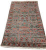 Modern-Contemporary Grey Hand Knotted 32 X 55  Area Rug 254-147386 Thumb 5