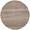 Modern-Contemporary Brown Round Hand Knotted 40 X 40  Area Rug 254-147388 Thumb 0