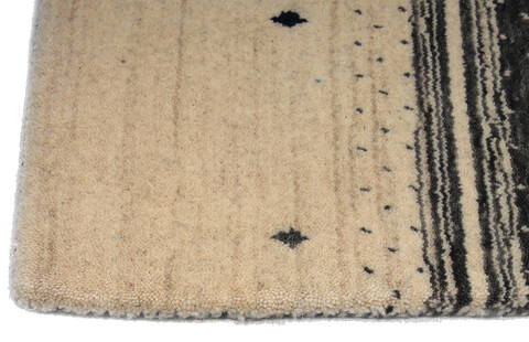 Gabbeh Beige Hand Knotted 48 X 67 Area Rug 254-147392 Image 2