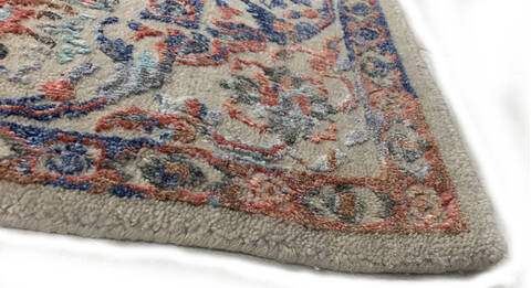 Ferahan Beige Hand Knotted 40 X 60 Area Rug 254-147394 Image 1