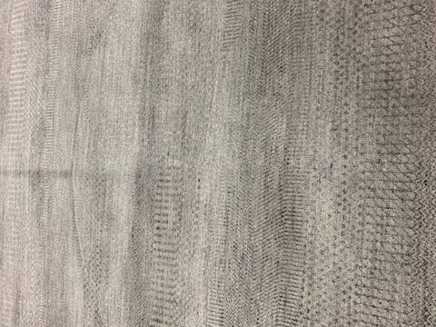 Modern-Contemporary Brown Round Hand Knotted 50 X 50 Area Rug 254-147398 Image 2