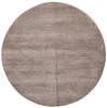 Modern-Contemporary Brown Round Hand Knotted 50 X 50  Area Rug 254-147398 Thumb 0