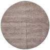Modern-Contemporary Brown Round Hand Knotted 50 X 50 Area Rug 254-147398 Thumb 0