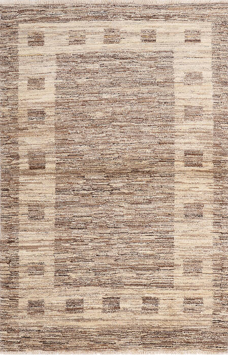 Gabbeh Beige Hand Knotted 32 X 411 Area Rug 254-147402 Image 0