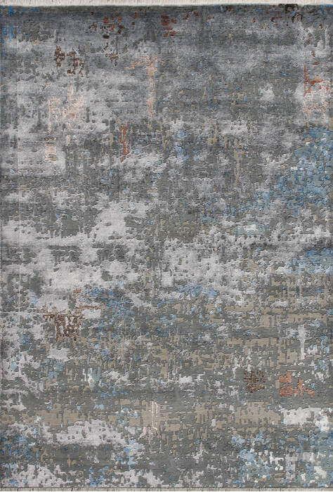 Modern Multicolor Hand Knotted 56 X 80  Area Rug 902-147405 Image 0