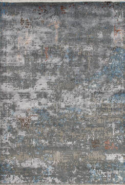 Modern Multicolor Hand Knotted 5'6" X 8'0"  Area Rug 902-147405