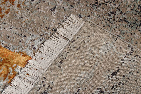 Modern Multicolor Hand Knotted 82 X 114 Area Rug 902-147410 Image 1