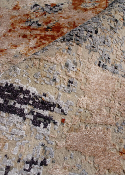 Modern Multicolor Hand Knotted 56 X 80 Area Rug 902-147412 Image 2