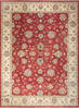 Chobi Red Hand Knotted 100 X 135 Area Rug 700-147415 Thumb 0