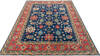 Kazak Blue Hand Knotted 91 X 118 Area Rug 700-147416 Thumb 1