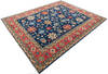 Kazak Blue Hand Knotted 91 X 118  Area Rug 700-147416 Thumb 2