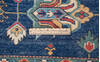 Kazak Blue Hand Knotted 91 X 118  Area Rug 700-147416 Thumb 8