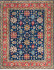 Kazak Blue Hand Knotted 91 X 118  Area Rug 700-147416 Thumb 0