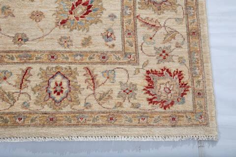 Chobi Beige Hand Knotted 59 X 80 Area Rug 700-147423 Image 4