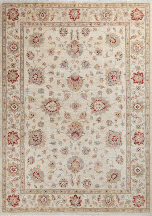 Chobi Beige Hand Knotted 59 X 80 Area Rug 700-147423 Image 0