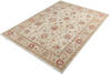 Chobi Beige Hand Knotted 59 X 80  Area Rug 700-147423 Thumb 2