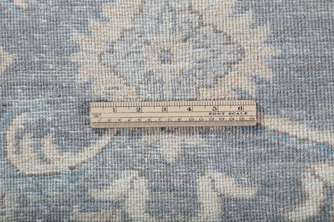Chobi Grey Hand Knotted 100 X 143 Area Rug 700-147426 Image 7