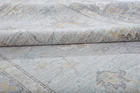 Chobi Grey Hand Knotted 62 X 811  Area Rug 700-147430 Image 7