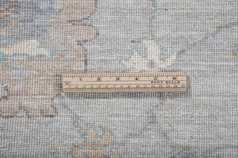 Chobi Grey Hand Knotted 62 X 811  Area Rug 700-147430 Image 8