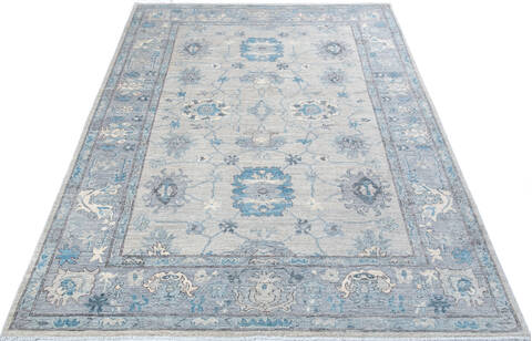 Chobi Beige Hand Knotted 63 X 93 Area Rug 700-147431 Image 1