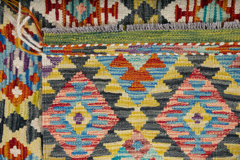 Kilim Multicolor Hand Knotted 41 X 64 Area Rug 700-147442 Image 6