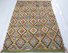 Kilim Multicolor Hand Knotted 41 X 64 Area Rug 700-147442 Thumb 1