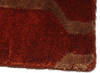 Modern-Contemporary Red Hand Knotted 101 X 139 Area Rug 254-147443 Thumb 1
