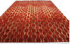 Modern-Contemporary Red Hand Knotted 101 X 139 Area Rug 254-147443 Thumb 3