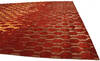 Modern-Contemporary Red Hand Knotted 101 X 139  Area Rug 254-147443 Thumb 5