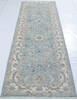 Chobi Green Runner Hand Knotted 27 X 87 Area Rug 700-147447 Thumb 1
