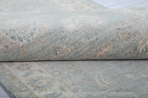 Chobi Grey Runner Hand Knotted 211 X 81 Area Rug 700-147450 Image 6