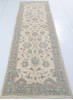Chobi Beige Runner Hand Knotted 210 X 97 Area Rug 700-147451 Thumb 1