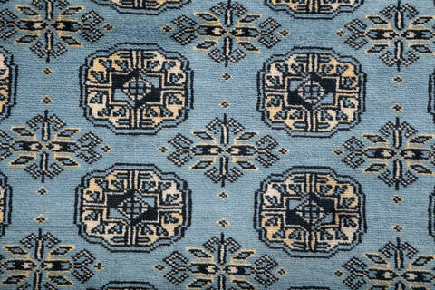 Bokhara Blue Hand Knotted 48 X 65 Area Rug 700-147454 Image 4