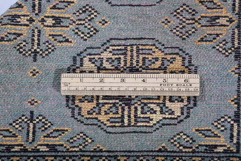 Bokhara Blue Hand Knotted 48 X 65 Area Rug 700-147454 Image 6