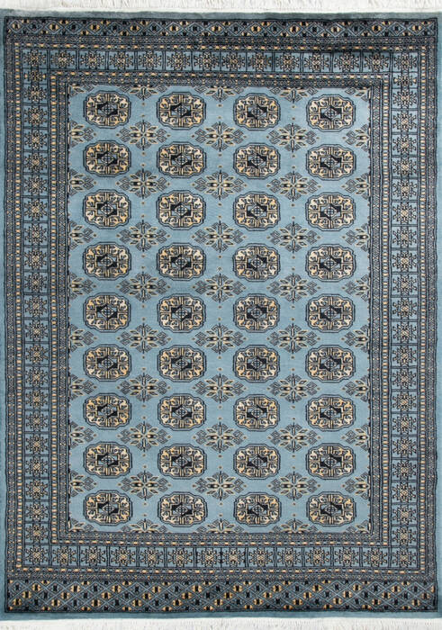 Bokhara Blue Hand Knotted 48 X 65 Area Rug 700-147454 Image 0