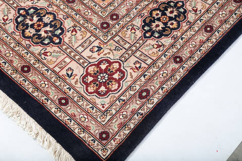 Pak-Persian Blue Hand Knotted 90 X 120 Area Rug 700-147455 Image 4