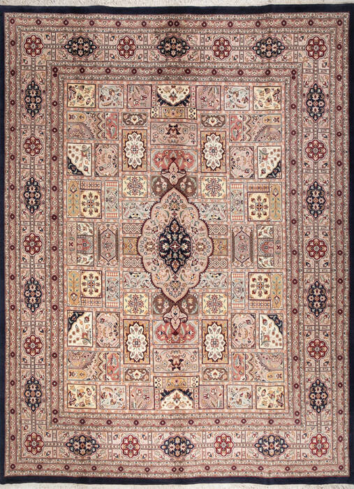 Pak-Persian Blue Hand Knotted 90 X 120 Area Rug 700-147455 Image 0
