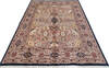 Pak-Persian Blue Hand Knotted 90 X 120  Area Rug 700-147455 Thumb 1