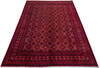 Khan Mohammadi Red Hand Knotted 103 X 139  Area Rug 700-147458 Thumb 1