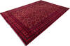 Khan Mohammadi Red Hand Knotted 103 X 139  Area Rug 700-147458 Thumb 2