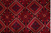 Khan Mohammadi Red Hand Knotted 103 X 139  Area Rug 700-147458 Thumb 3
